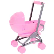 Kids Pretend Play Game Accessory Small Simulation Stroller Toy Doll Stroller