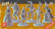 UNPAINTED Wizard of Oz Set of 6 3d Printed Models
