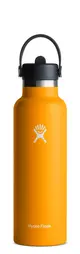 Hydro Flask 21oz標準口吸管真空保溫鋼瓶/ 海星橘