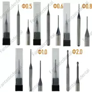 Dental Milling Bur Roland Zirconia Coated Cutting CAD CAM Burs PMMA Block DLC