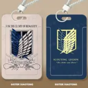Attack on Titan Cutting Sleeve Ferrule Set Slip Cover Bus Card Protective Jacket