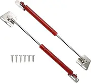 X AUTOHAUX Universal Lift Supports Struts Gas Spring 12inch/285mm 11Ib/ 50N/ 5kg Carbon Steel Red 2 Set