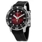 New Tissot Seastar Chronograph Red Gradient Dial Men's Watch T120.417.17.421.00