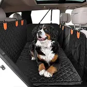 Urban Zorvo Dog Car Seat Cover - Waterproof, Hard Bottom Back Seat & Hammock Protector for Cars, SUVs & Trucks - Machine Washable, Non-Slip, Scratch Proof, Ideal for Pet Travel Safety