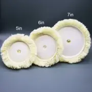 5 7 Wool Polishing Pads for Glass and Stainless Steel 2 Pack Buffing Pad