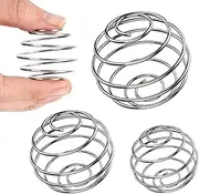3 Pcs Stainless Steel Protein Shaking Cup Metal Ball, Metal Wire Shaking Ball, Protein Shaker Wire Whisk Milkshake Blender Balls for Shaker Bottle Shakes Formula Mixing Stirring