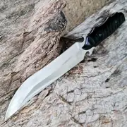 COLUMBIA Fixed Blade Knife Large Bowie Camping Hunting Survival Pocket Knife New