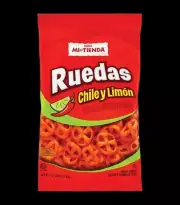 2X (Bags) Spicy Chili Limon Ruedas Wheat Snacks 3oz Bags
