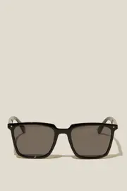 [Cotton On Men] Cotton On Men - Newtown Sunglasses - Black OS BLACK