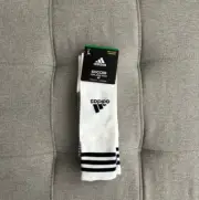 Adidas Climalite Copa Zone Cushion Soccer Socks Mens Large 9-13 - White New