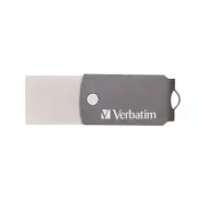 Verbatim 64GB Store'n'Go USB-C/USB 3.0 Dual Drive Storage For Tablet/Smartphone