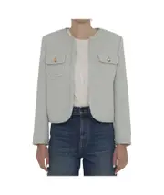 chelsea jacket in lightweight tweed FR38,FR40 SAUGE