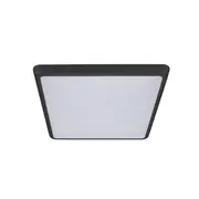 Solar Square LED Oyster Light W300mm Black Polycarbonate 3CCT - 20946