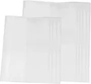 20pcs Clear Book Cover Transparent Book Protector for Soft and Hardcover Textbooks Sleeve for Students for School Supplies and Exercise