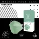 【川鈜】KF94韓版魚型4D立體醫用口罩-雙鋼印-都會綠(10片/盒)