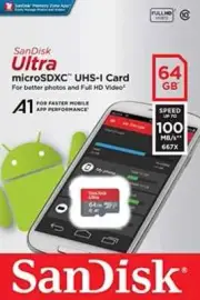 SanDisk 256GB micro SD SDXC Card 100MB/s Ultra 64GB 128G Class 10 UHS-1 A1
