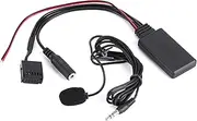Car Bluetooth AUX in Cable Adapter with Microphone Handsfree Calling Fit for Focus 6000CD Convert Your Car Radio Into A Bluetooth Device with This Adapter Connect Easily to Your