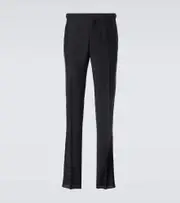 [Rubinacci] Rubinacci Modluca wool tuxedo pants AU 96 black
