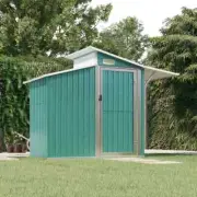 Outdoor Storage Metal Shed Garden Shed Sloping Roof Tool Storage Shed 188x110cm