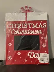 Wondershop - Christmas Holiday Present Countdown Advent Chalk Board NEW *SEALED