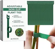 Plant Ties,30X Garden Tape | Anti-Slip Fasteners, Adjustable Strap, Tying Tools for Indoor Outdoor Home Organizing