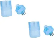 minkissy 2pcs Scalp Applicator for Hair Oil Hair Root Treatment Applicator Essential Oil Treatment Device Smooth Surface Scalp Massager Easy to Clean Plastic Hair Growth Tools