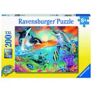 200pc Ravensburger Ocean Wildlife Kids/Childrens Animal Jigsaw Puzzle Set 8y+