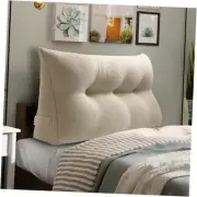 Wedge Pillow Headboard Dorm Headboard XL Headboard Pillow Twin Natural Color