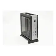 Antec ISK110-VESA ITX MB, Slim Form Factor case with External 90w PSU. 2 x USB 3.0 and 2 x USB 2.0. HD Audio. VESA 100x 100. Case Nuc (LS)