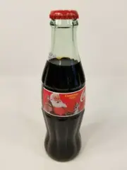 Coca Cola Coke Classic Christmas 1999 Santa Clause Edition 8oz 2319 Full Bottle