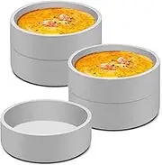 Silicone Egg Molds, Egg Mold 5Pcs Food Grade Air Fryer Mould Round 3.9x1.2in Poached for Home