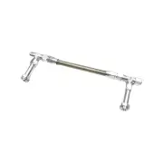 Aeroflow Carburettor Inlet Rail Kit -8AN Ultra HP Silver suit Holley Fuel Line