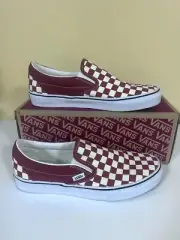 Size 9.5 - VANS Classic Slip-On Checkerboard Picnt/Trwht VN0A4U38WS2