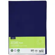 J.Burrows Recycled A4 Letter File Blue 20 Pack