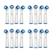 Compatible Toothbrush Replacement Heads - 16 Heads - Precision