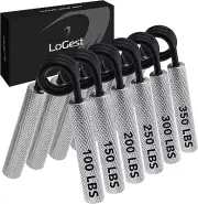 HAND GRIP SET Metal Strengthener Wrist Forearm Exerciser Strength Trainer