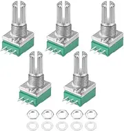 XYWHPGV Potentiometer B20K Ohm Variable Resistors Single Turn Rotary Carbon Film Taper RV097NS 5pcs(a95a1 4a2c3 bfa17 3dd54 d647c f4270