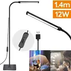 LED Floor Lamp 360° Adjustable Standing Light Reading Eyelash Gooseneck Lights