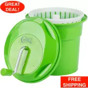 2.5 Gallon Manual Salad Spinner Lettuce Dryer Washer Large Commercial Restaurant
