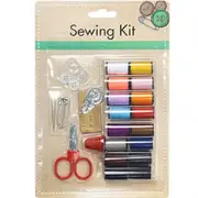 Sewing Kit With Thread Scissors & Pins