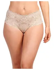 [Sans Complexe] Arum Mid-Rise Lace Brief in Skin