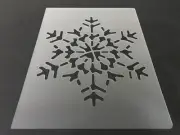 Snow Flake #6 Stencil 10mm or 7mm Thick, Christmas, Santa, Snow Flake, Holiday