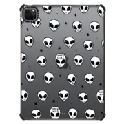 iPad Pro 11-inch (3rd/4th gen) iPad Impact Case Cute White UFO Space Alien Drawing Pattern