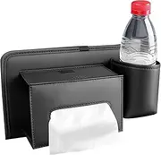 Car Seat Organizer Backseat | Truck Organizer with Foldable Table - Multifunctional Waterproof Automotive Tissue Holder for Vehicle Interior Road Trip