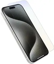 [Otterbox] Premium Pro Glass Antimicribial Anti-Blue Light Apple iPhone 15 Pro (6.1") Screen Protector Clear ProPack - (77-93979), DROP+ 6ft Protection