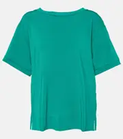 [Max Mara] Max Mara Lauto jersey top UK 6 green