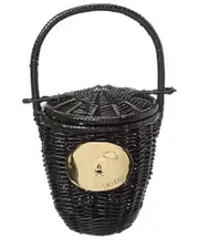 Patou Straw Top Handle Bag