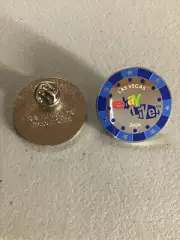 2006 eBay Live Las Vegas Poker Chip Enamel Pins Blue