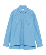cotton shirt M light blue