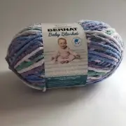 Bernat Baby Blanket Big Ball Yarn Posey Purple 100% Polyester.